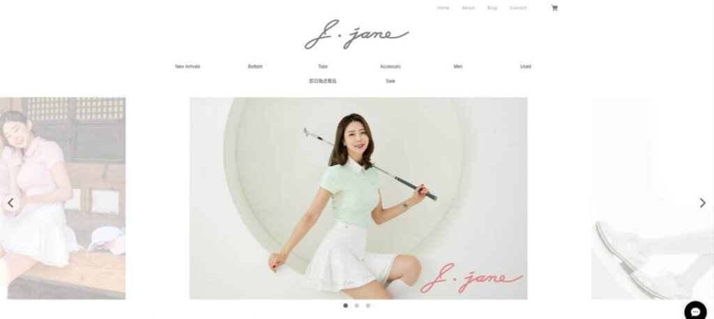 華やかさのある韓国ゴルフウェア通販サイトーJ.JANE